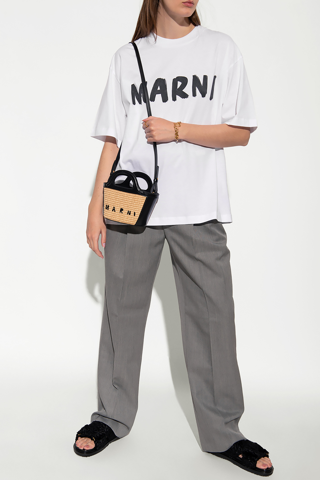 Marni T-shirt with logo | Women's Clothing | Vitkac